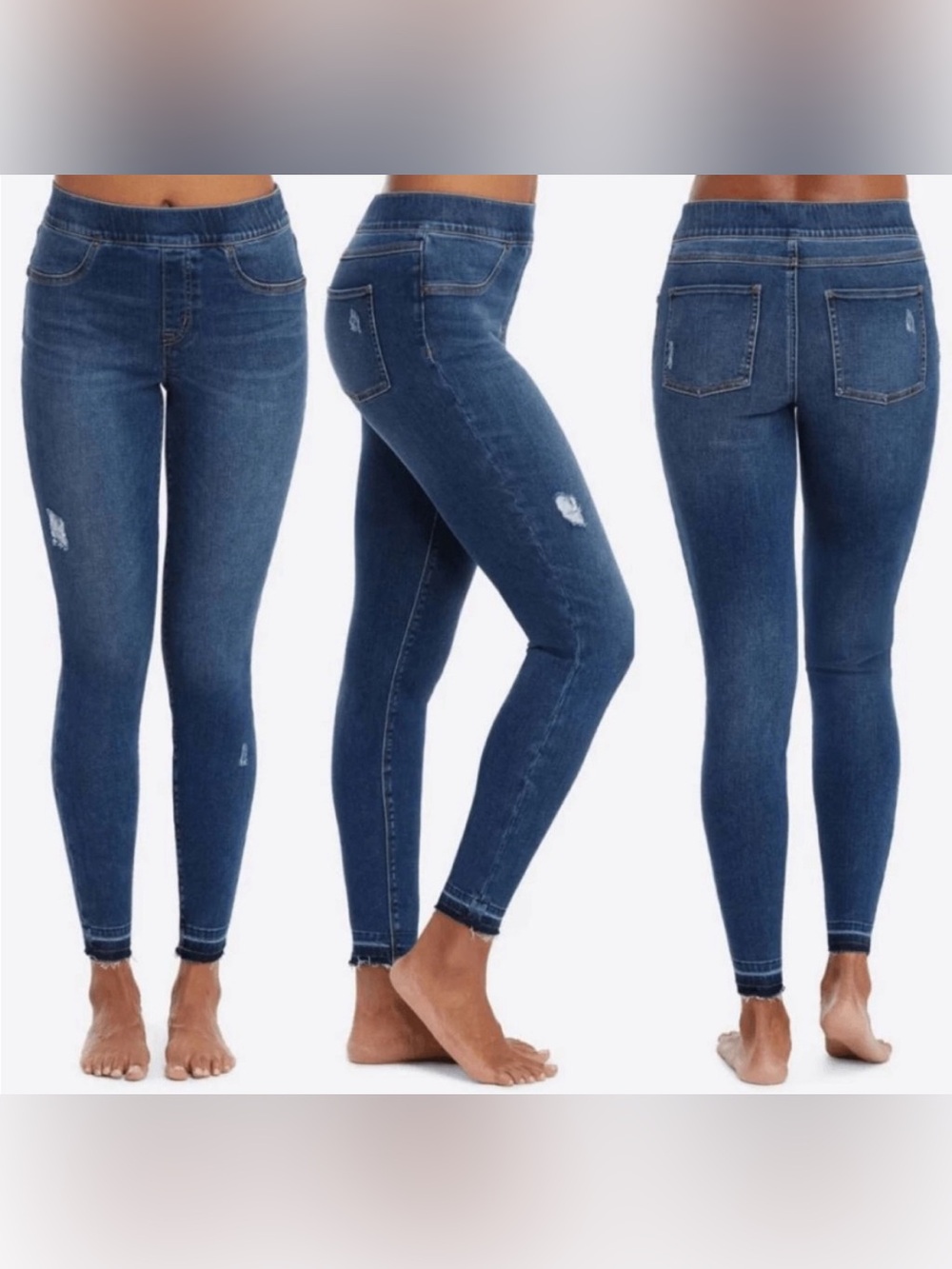 NWT Spanx Women's Distressed Skinny Jeans